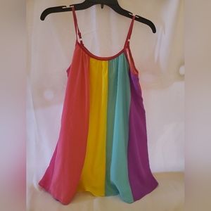 Rainbow summer dress